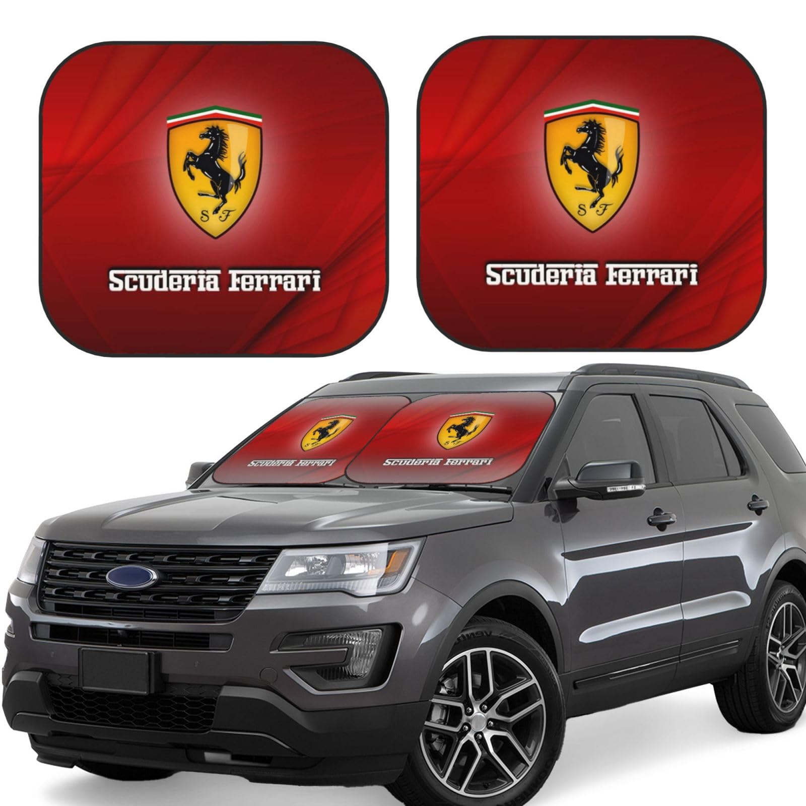 フェラーリ　サンシェード　コーンズ Amazon | フェラーリ (4) 車用サンシェード サンバイザー 日よけ